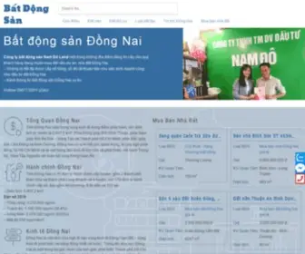 Bandatnendongnai.vn(Bất động sản Đồng Nai) Screenshot