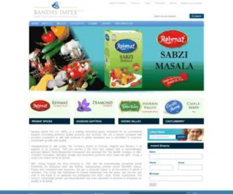 Bandayimpex.com(Banday Impex Pvt ltd) Screenshot