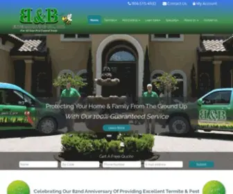 Bandbexterminating.com(B&B Exterminating) Screenshot