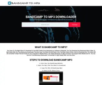 BandcamptoMP3.com(Bandcamp To MP3) Screenshot