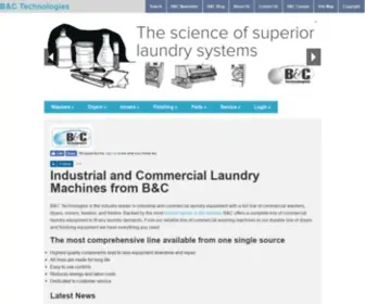 Bandctech.com(Industrial and Commercial Laundry Equipment) Screenshot