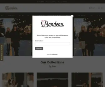 Bandeauco.com(Bandeau Bows) Screenshot