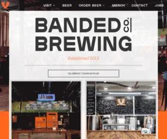 Bandedbrewing.com(Banded Brewing Co) Screenshot