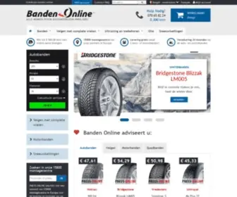 Banden-Pneus-Online.be(Banden Online Belgie) Screenshot
