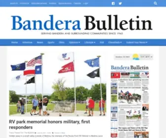 Banderabulletin.com(Bandera Bulletin) Screenshot
