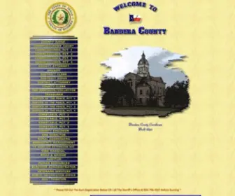 Banderacounty.org(Bandera County Texas Official Website) Screenshot
