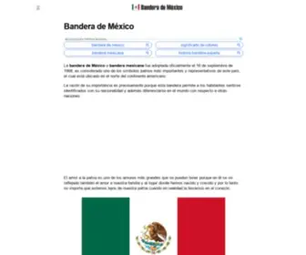 Banderademexico.net(Bandera de M) Screenshot