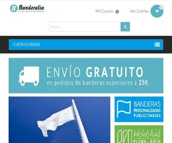 Banderalia.es(Comprar Banderas Publicitarias Online) Screenshot