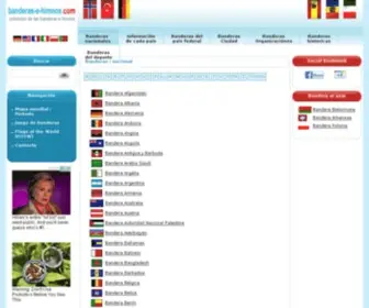 Banderas-E-Himnos.com(Banderas nacional) Screenshot