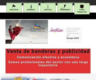 Banderasgarsan.com(Banderas y Publicidad Garsan) Screenshot