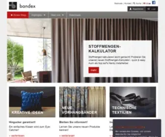 Bandex.com(Startseite) Screenshot
