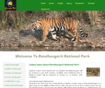 Bandhavgarhnationalparks.com(建站成功) Screenshot