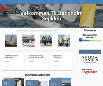 BandholmsejLklub.dk(Bandholm Sejlklub) Screenshot