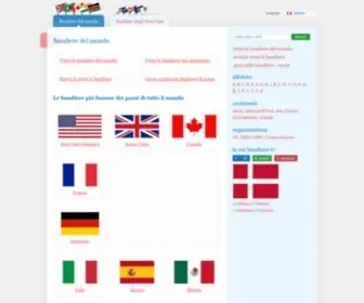 Bandiere-Mondo.it(Bandiere nazionali) Screenshot
