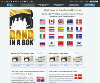 Bandinabox.com(PG Music) Screenshot