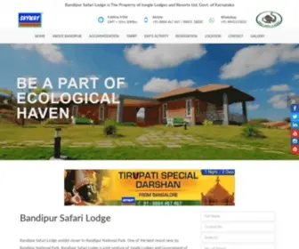 Bandipursafarilodge.com(Bandipur Safari Lodge) Screenshot