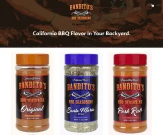 Banditosbbq.com(Bandito's BBQ Seasoning) Screenshot