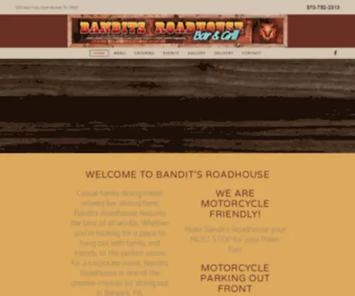 Banditsroadhouse.com(Steak, Seafood, Wings, Burgers) Screenshot