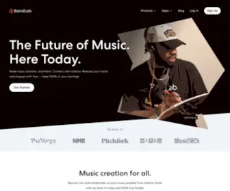Bandlab.com(Make Music Online) Screenshot