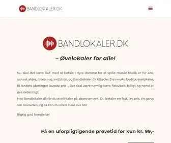 Bandlokaler.dk(ØVELOKALER) Screenshot