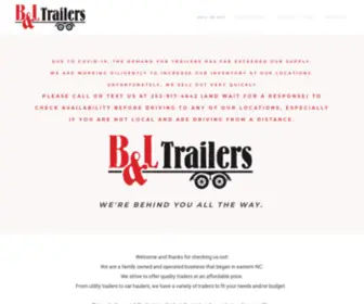 Bandltrailersales.com(MY SITE) Screenshot