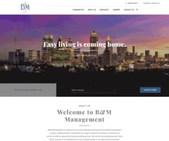 Bandm.org(B&M Management) Screenshot