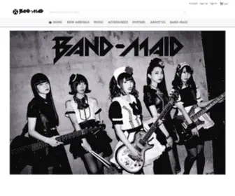 Bandmaidshop.com(BAND-MAID Shop) Screenshot