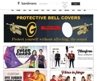 Bandmans.com(Bandmans Company) Screenshot