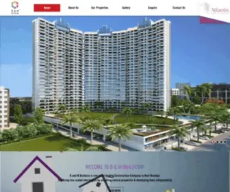 Bandmbuildcon.com(2 BHK Flats In Ghansoli) Screenshot