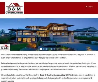 Bandmcc.com(General Contractor in Bellingham) Screenshot