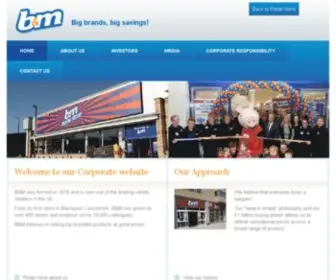 Bandmretail.com(B&M Stores) Screenshot