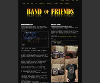 Bandoffriends.eu(Official Band Of Friends Homepage) Screenshot