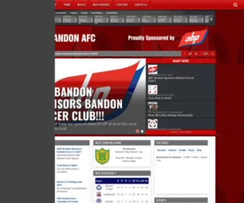 Bandonafc.com(Bandon AFC) Screenshot