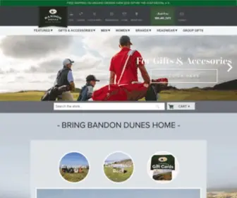 Bandondunesgolfshop.com(Shop for your favorite Bandon Dunes golf apparel and accessories) Screenshot