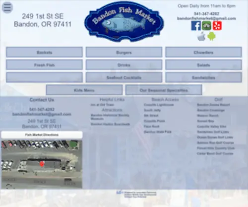 Bandonfishmarket.com(Bandon Fish Market) Screenshot