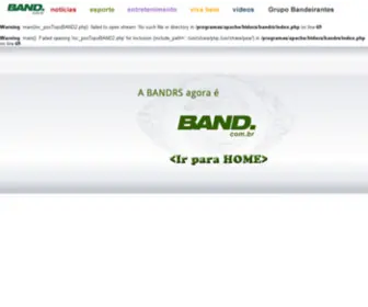 Bandrs.com.br(Gaúcho) Screenshot