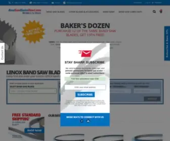 Bandsawbladesdirect.com(Custom Order Band Saw Blades) Screenshot