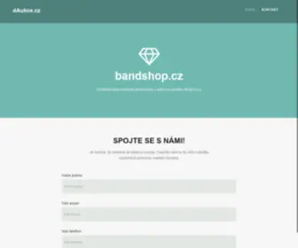 Bandshop.cz(Doména z aukce) Screenshot