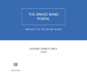 Bandsman.co.uk(The Brass Band Portal) Screenshot