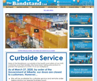 Bandstand.ca(The Bandstand Online) Screenshot