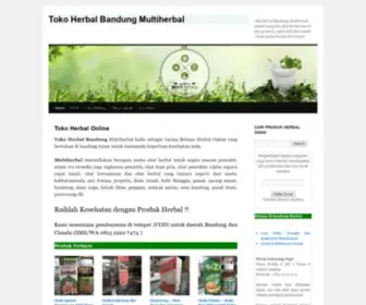 Bandungherbal.net(Toko Herbal Bandung Multiherbal) Screenshot