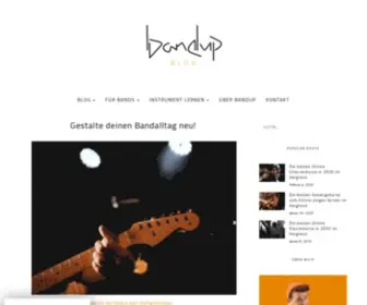 Bandup.blog(Gestalte deinen Bandalltag neu) Screenshot