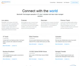 Bandwidth.co.uk(IP Transit and Connectivity) Screenshot
