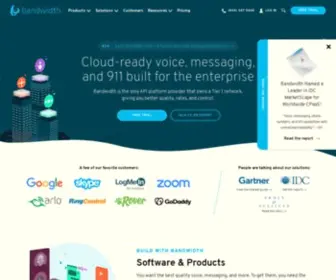 Bandwidth.com(Enterprise Grade Voice) Screenshot