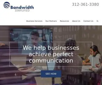 Bandwidthsimplified.com(Telecom Consultant) Screenshot