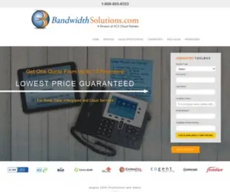 Bandwidthsolutions.com(BandwidthSolutions) Screenshot