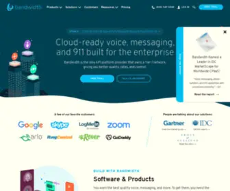 Bandwith.com(Business VoIP) Screenshot