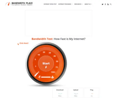 Bandwithplace.com(BandwidthPlace) Screenshot
