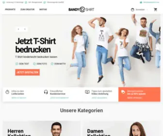 Bandyshirt.com(T-Shirt gestalten & bedrucken) Screenshot