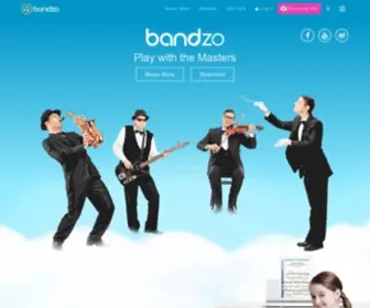 Bandzo.com(Experience the fun of playing music) Screenshot